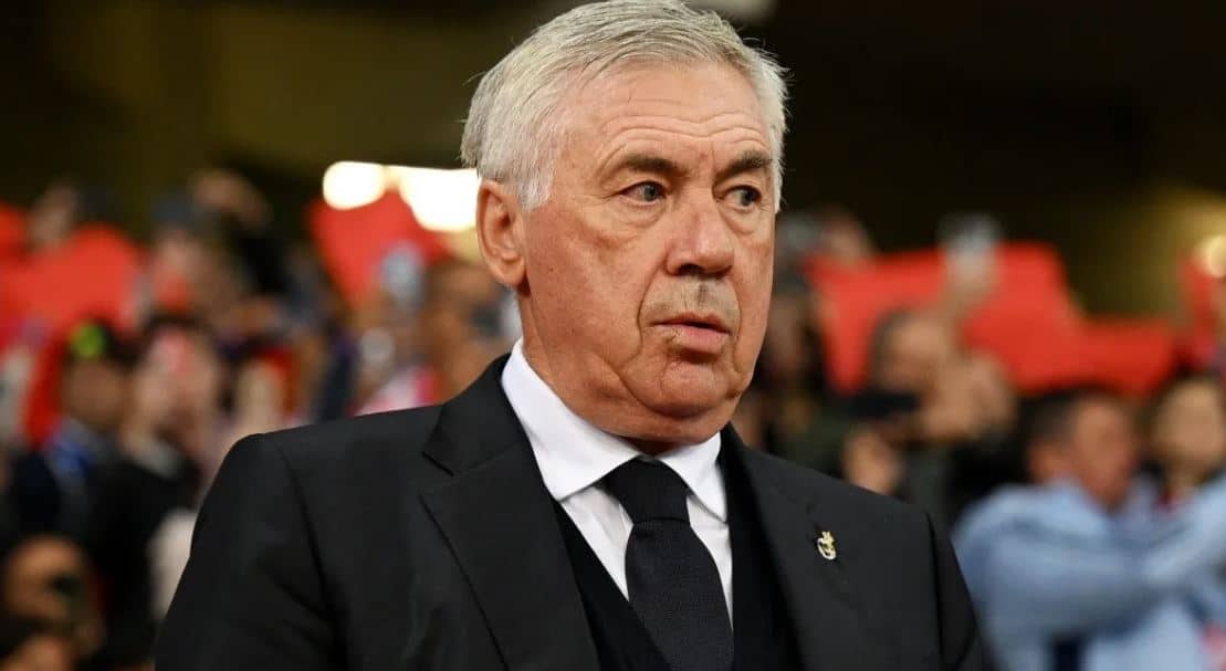 Ancelotti foi eleito o melhor técnico do mundo (Foto: Reprodução/Michael Regan - UEFA (2024 UEFA, UEFA)