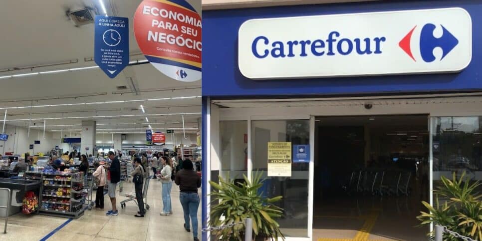 Carrefour não revelou o destino dos funcionários (Foto Reprodução/Montagem/Tv Foco)