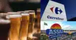 Cervejas / Logo Carrefour / Logo Assaí - Montagem: TVFOCO