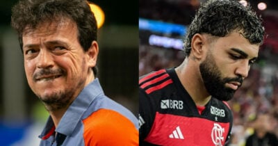 Diniz não fica em silêncio e expõe climão com Gabigol no Cruzeiro (Foto: Reprodução/Montagem TV Foco)