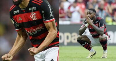 Gerson e Fabricio Bruno no Flamengo (Reprodução - Internet)