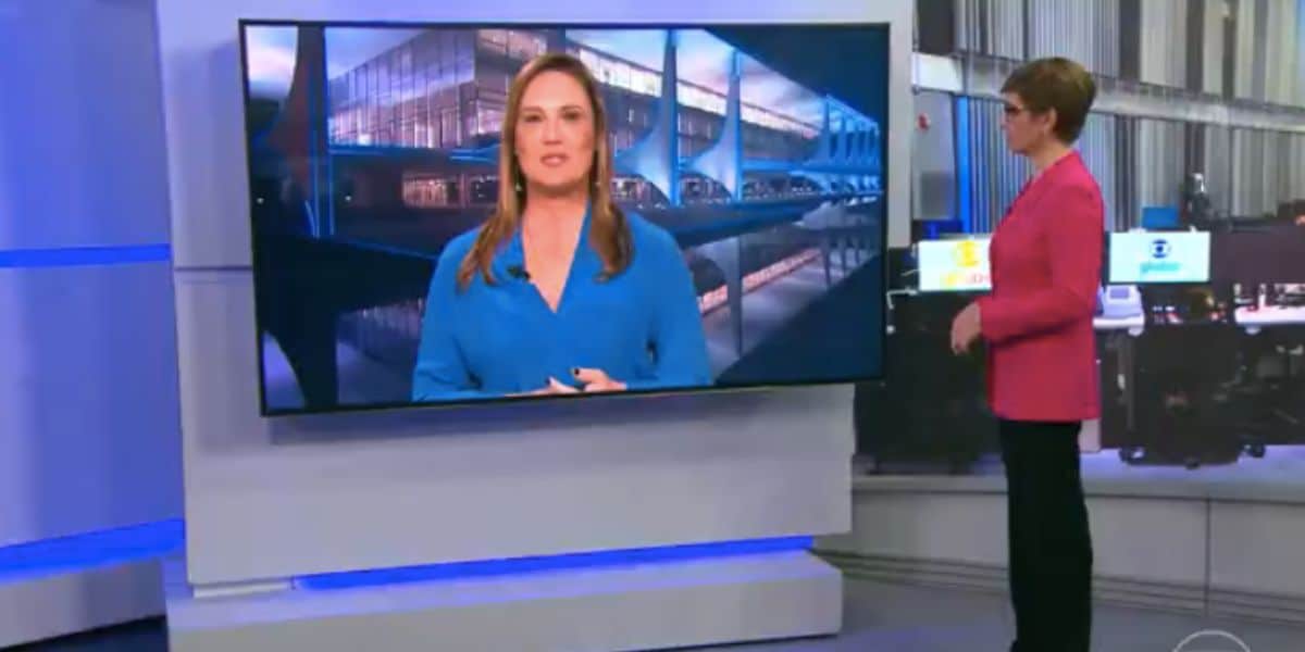 Heloísa Torres e Renata Lo Prete no Jornal da Globo (Fotos: Reproduções / Globo)