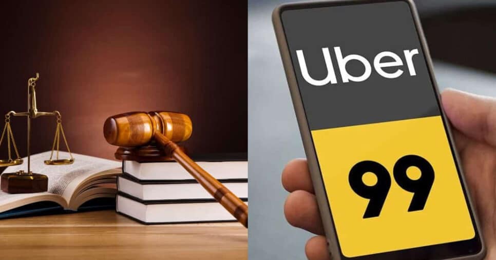 Lei em vigor traz obrigação para Uber e 99 (Reprodução: Montagem TV Foco)