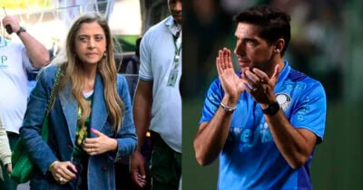 Leila ( Foto: Marcos Ribolli) e Abel (Foto: Cesar Greco/Palmeiras)- Palmeiras