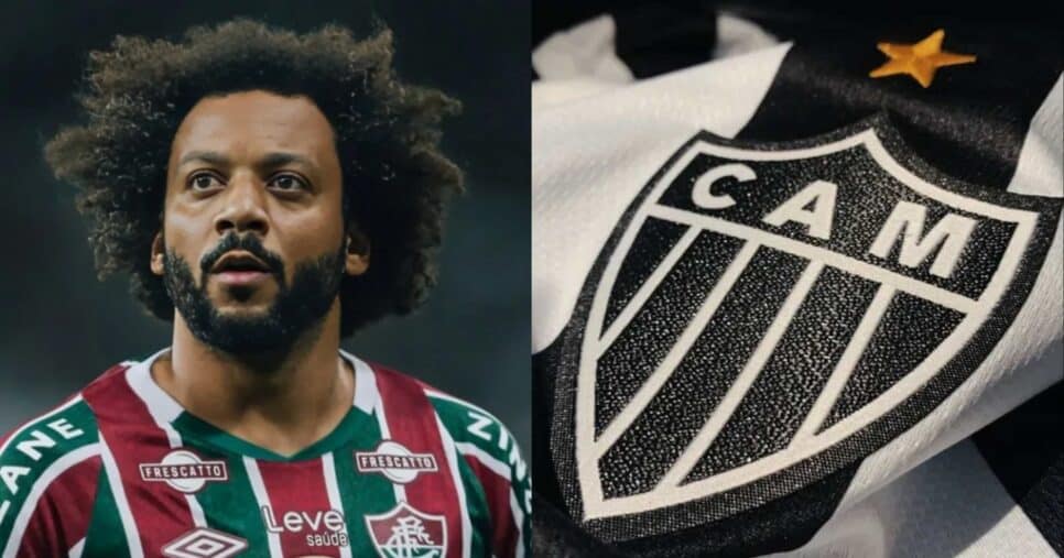 Marcelo entra na mira do Atlético-MG pra jogar com Hulk em 2025 (FOTO: Jorge Rodrigues/AGIF, Divulgação/ Atlético-MG)