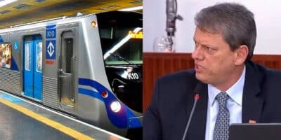 Metrô de SP / Tarcísio de Freitas - Montagem TVFOCO