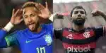 Retorno de Neymar ao Brasil está prestes a decretar adeus de Gabigol no Flamengo - Foto: Internet