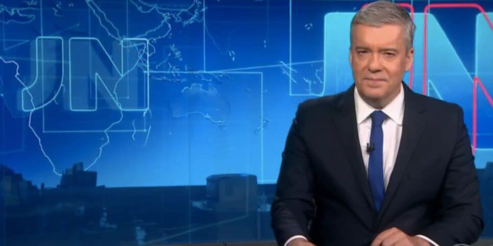 Roberto Kovalick no Jornal Nacional (Foto: Reprodução / Globo)