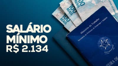 Salário mínimo de R$ 2.134 (Foto: Montagem - TV Foco)