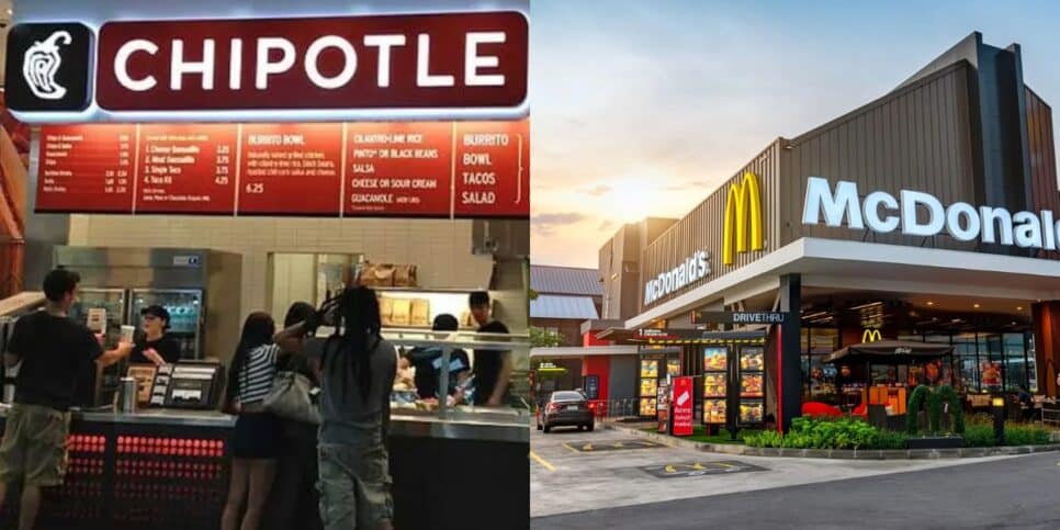 Chipotle e McDonald’s são os principais concorrentes (Foto Reprodução/Montagem/Tv Foco/Internet)