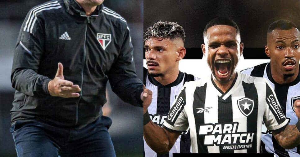 Treinador do São Paulo decide contratação de craque do Botafogo (Reprodução/Lance!/X)