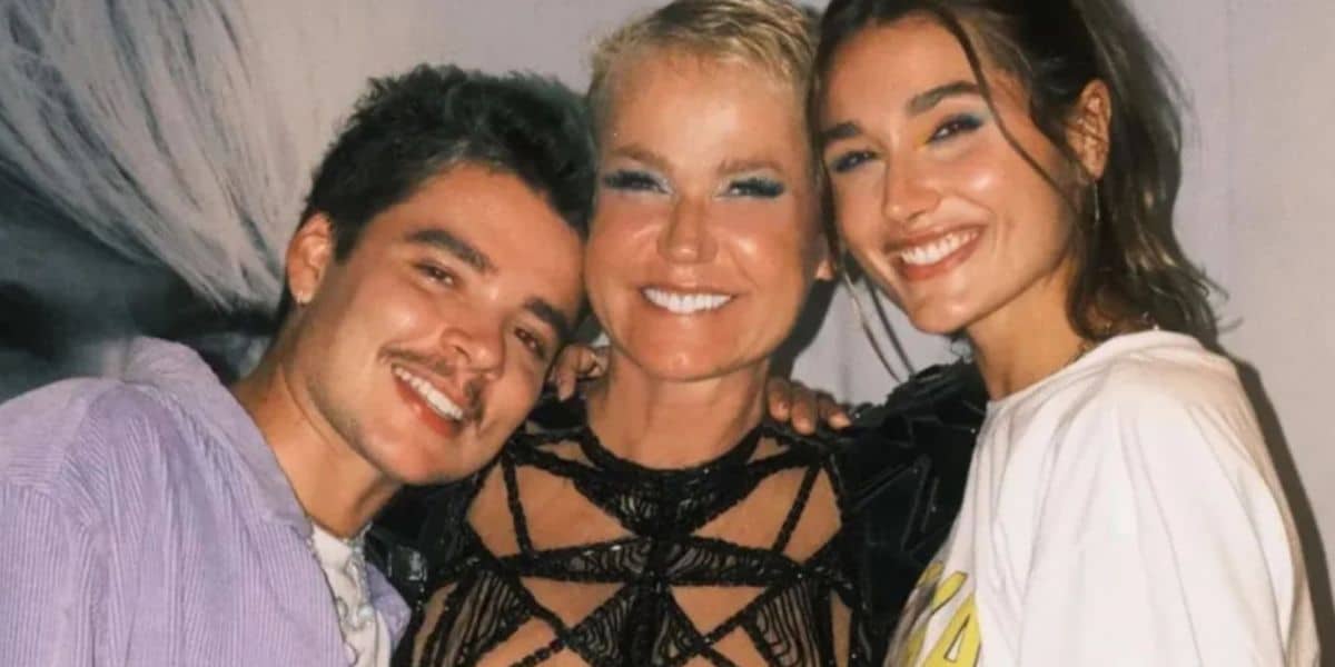 João, Xuxa e Sasha (Reprodução/Caras Brasil)