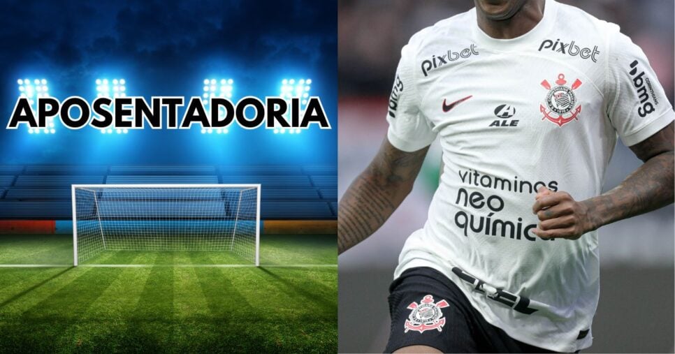 Estrela do Corinthians crava aposentadoria após fim de 2024 (Reprodução/Canva/Gazeta Esportiva)