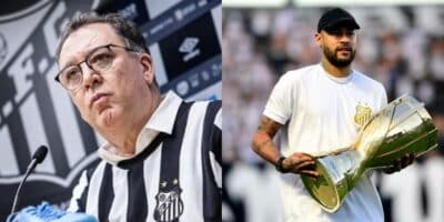 Teixeira
quer contar com Neymar no Santos (Foto: Raul Baretta/ Santos, Marcos Ribolli)