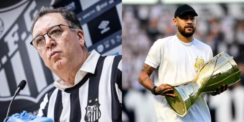 quer contar com Neymar no Santos (Foto: Raul Baretta/ Santos, Marcos Ribolli)