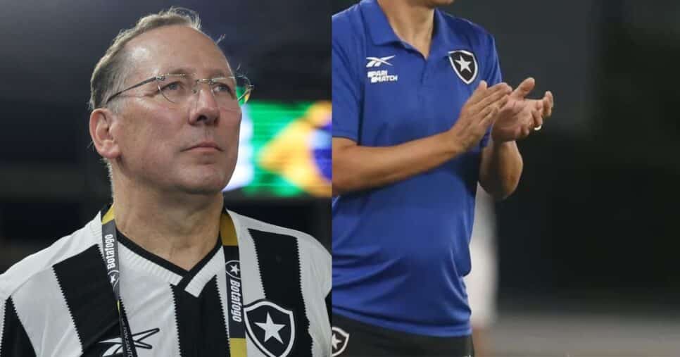 Textor e Lúcio Flávio do Botafogo (Reprodução - Internet)