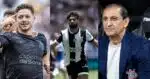 Yuri Alberto, Garro e Ramón Diaz no Corinthians (Reprodução - Internet)