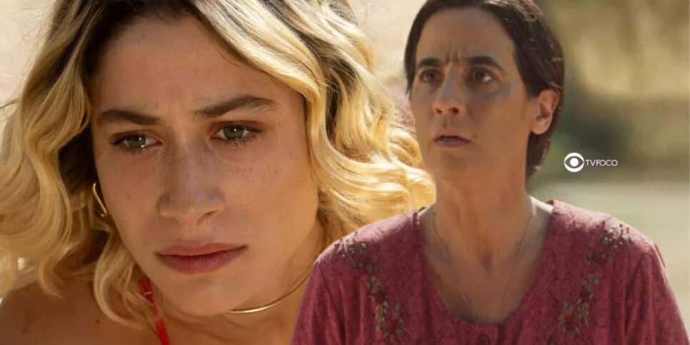 Blandina e Tia Salete em No Rancho Fundo (Foto: Reprodução / Globo / Montagem TV Foco)