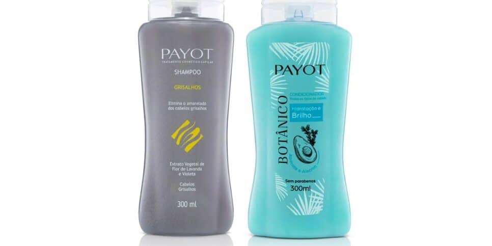 Kit Shampoo Grisalhos + Condicionador Abacate Alecrim Payot