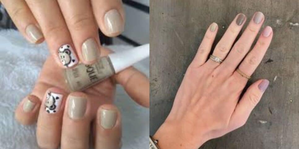 Cores de esmaltes nudes - (Foto: Internet)