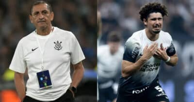 André Ramalho e +3: Ramón Díaz sofre com saídas no Corinthians (Foto: Reprodução/Montagem TV Foco)