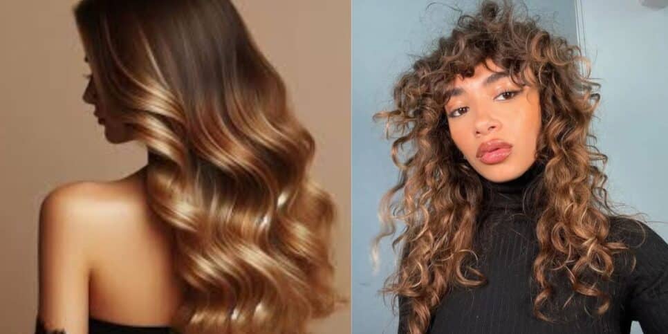 Técnicas em cortes e mechas suaves com tom easy chic (Foto Reprodução/Montagem/Lennita/Pinterest)