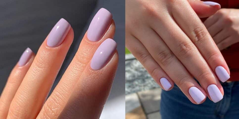 Esmalte Lilás Pastel (Foto Reprodução/Montagem/Tv Foco/Pinterest)