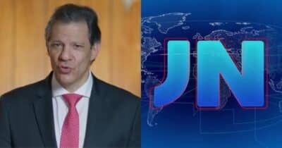 Fernando Haddad teve destaque no Jornal Nacional (Foto: TV Globo)