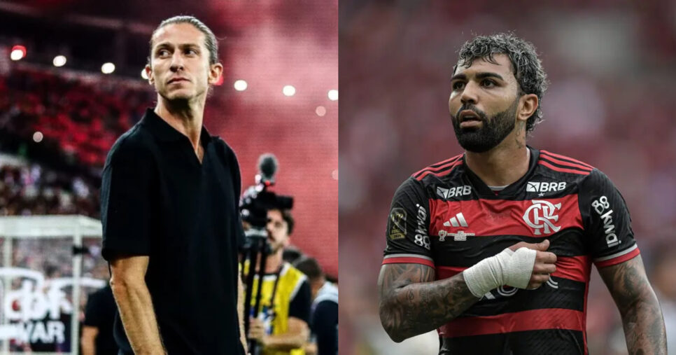 Filipe Luis deve perder mais craques além d Gabigol no Flamengo (Foto: Gilvan de Souza e Marcelo Cortes / CRF/ Thiago Ribeiro/ AGIF)