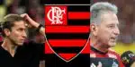 Landim anuncia novo técnico do Flamengo para 2025 - (Montagem / TV FCOO)