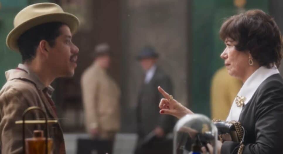 Maristela e Basílio criando armação contra Beto (Foto: Reprodução/ Globo)