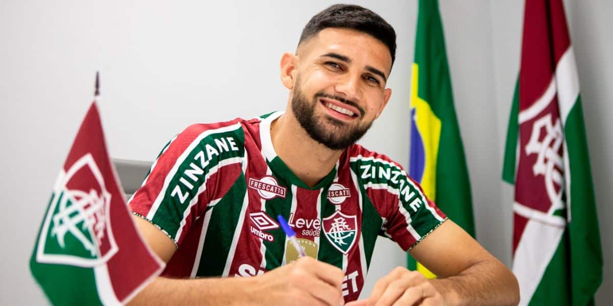 O zagueiro chegou no clube em julho (Reprodução: Lucas Merçon)