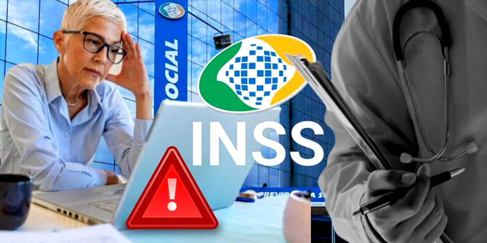 INSS anuncia novas medidas que podem culminar no fim do auxílio doença (Foto Reprodução/Montagem/Lennita/Tv Foco/Canva/INSS)