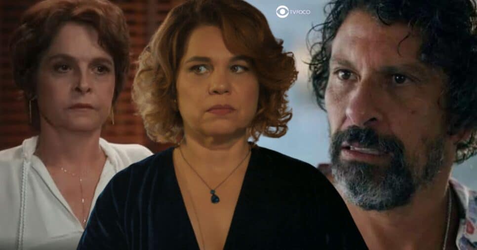 Joyce, Violeta e Osmar em Volta por Cima (Foto: Reprodução / Globo / Montagem TV Foco)