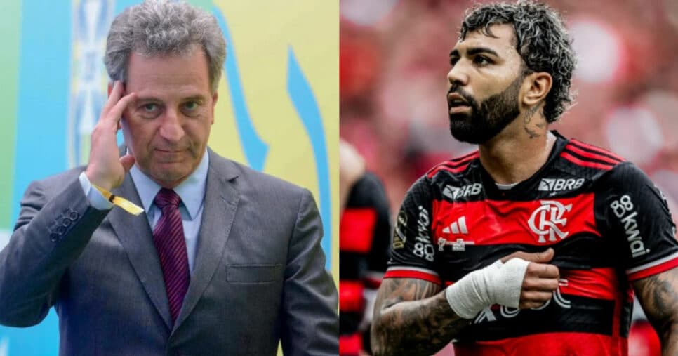 R$91M e sem Gabigol: Landim quer novo camisa 9 no Flamengo (Foto: Reprodução/Montagem TV Foco)