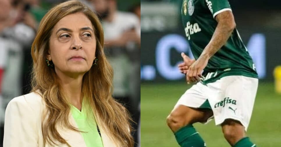 Atacante do Palmeiras esnoba Leila e assina com Cruzeiro (Foto: Reprodução/Montagem TV Foco)