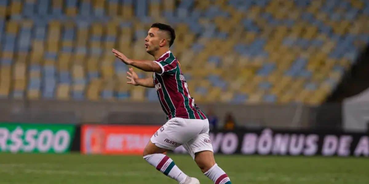 Leo Fernández teve uma passagem apagada no Fluminense (Reprodução: Marcelo Gonçalves)