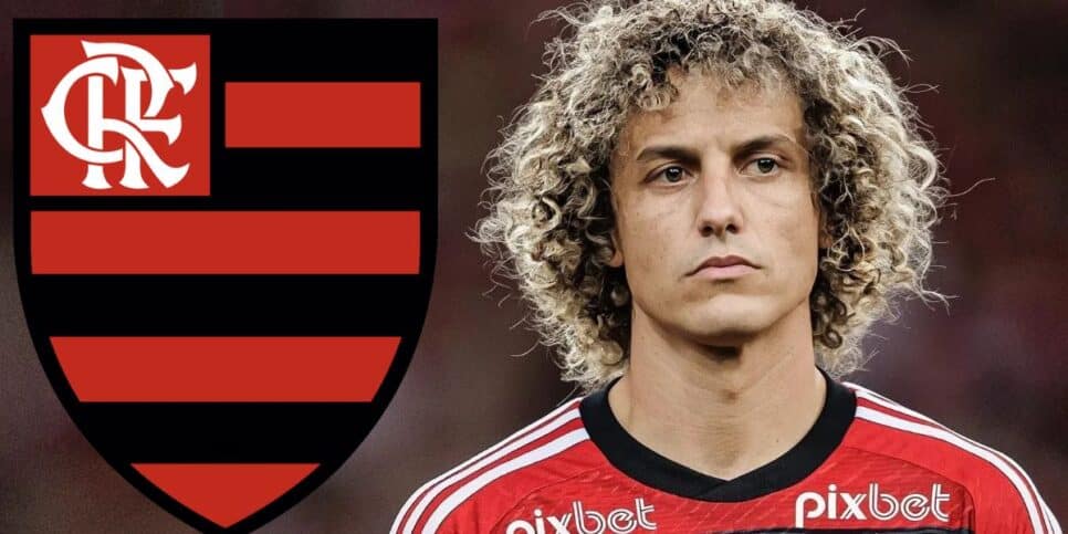 Logo do Flamengo e David Luiz (Foto: Reprodução / Instagram)