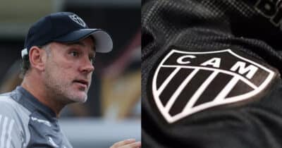 Gabriel Milito pode perder craque titular no Atlético-MG (Foto: Pedro Souza)