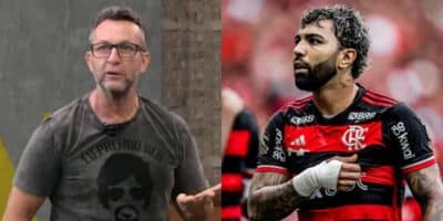 Neto  confirma desfecho de Gabigol no Flamengo - (Montagem/ TV FOCO)