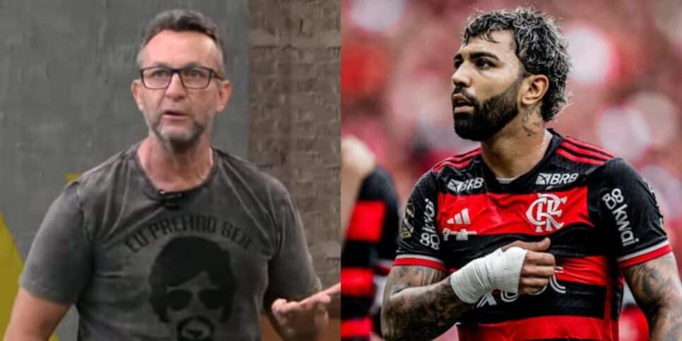 Neto confirma desfecho de Gabigol no Flamengo - (Montagem/ TV FOCO)