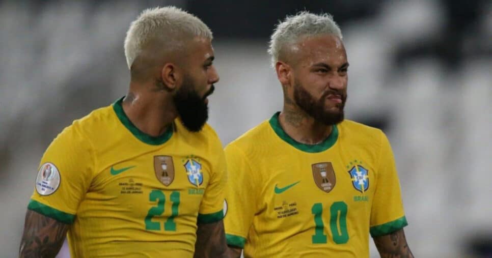 Neymar e Gabigol podem pintar no Santos (Foto: Daniel Castelo Branco)