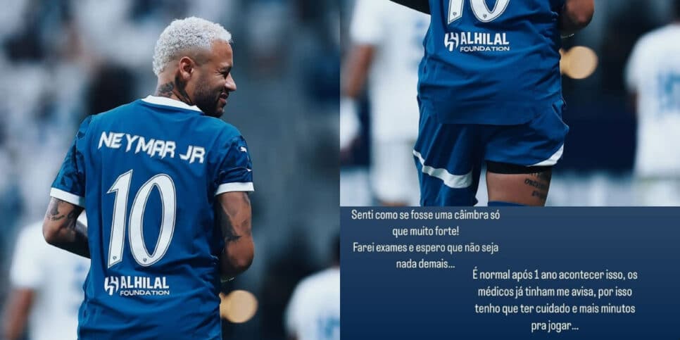 O craque de futebol falou sobre lesão (Foto: Reprodução/Montagem)