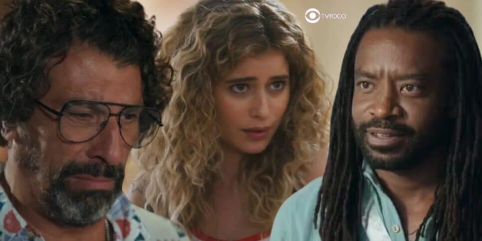 Osmar, Roxelle e Jão em Volta por Cima (Foto: Reprodução / Globo / Montagem TV Foco)