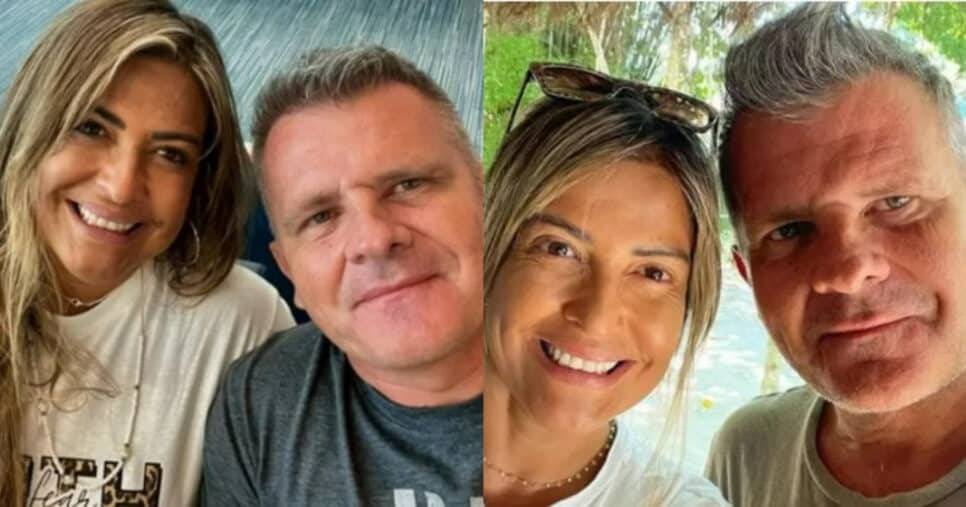 Rina e Denise foram casados por mais de 20 anos (Foto: Reprodução/Montagem TV Foco)