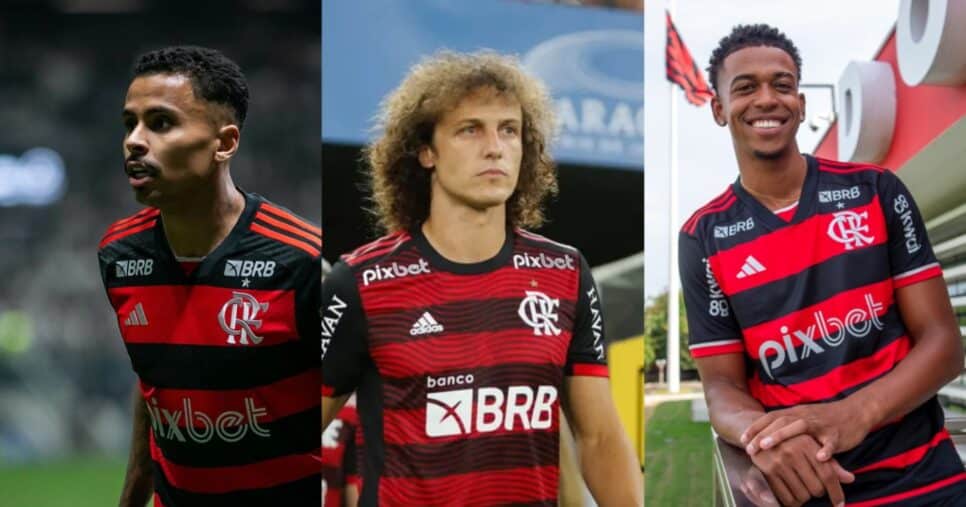 Allan, David Luiz e Carlinhos - (Montagem / TV FOCO)