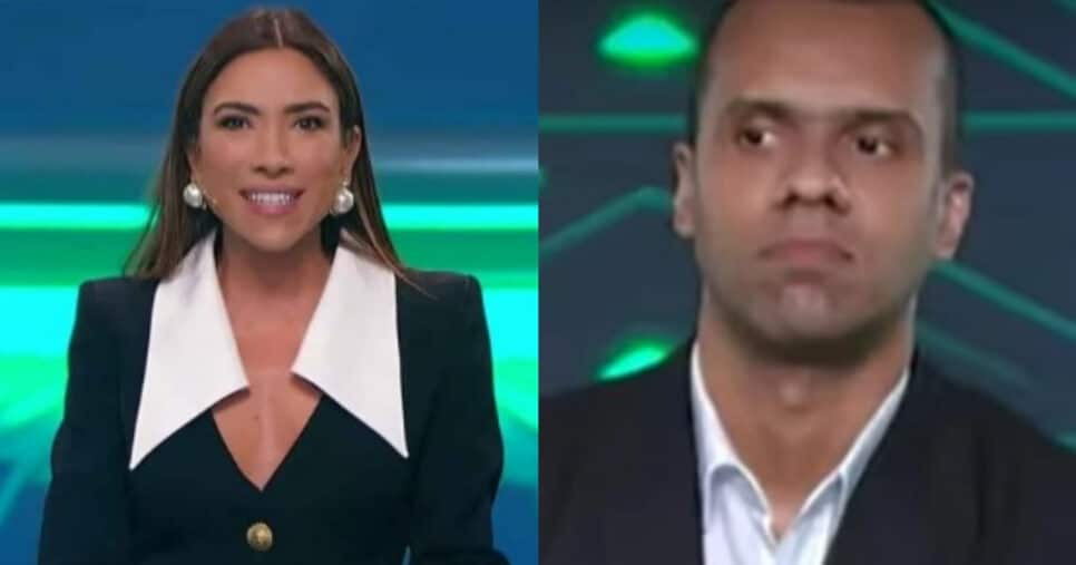 Participante não esconde nervosismo em atração do SBT (Foto: Reprodução/Montagem TV Foco)