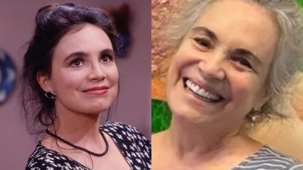 Antes e depois de Regina Duarte, após quase 4 décadas da novela (Fotos: Reprodução/ Divulgação/ Instagram/ Montagem TV Foco)