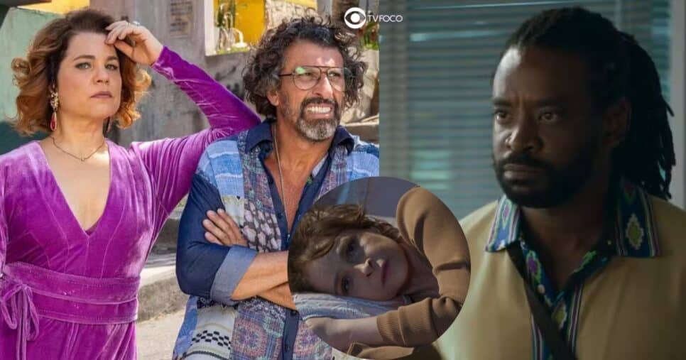 Violeta, Osmar, Joyce e Jão em Volta por Cima (Foto: Reprodução / Globo / Montagem TV Foco)