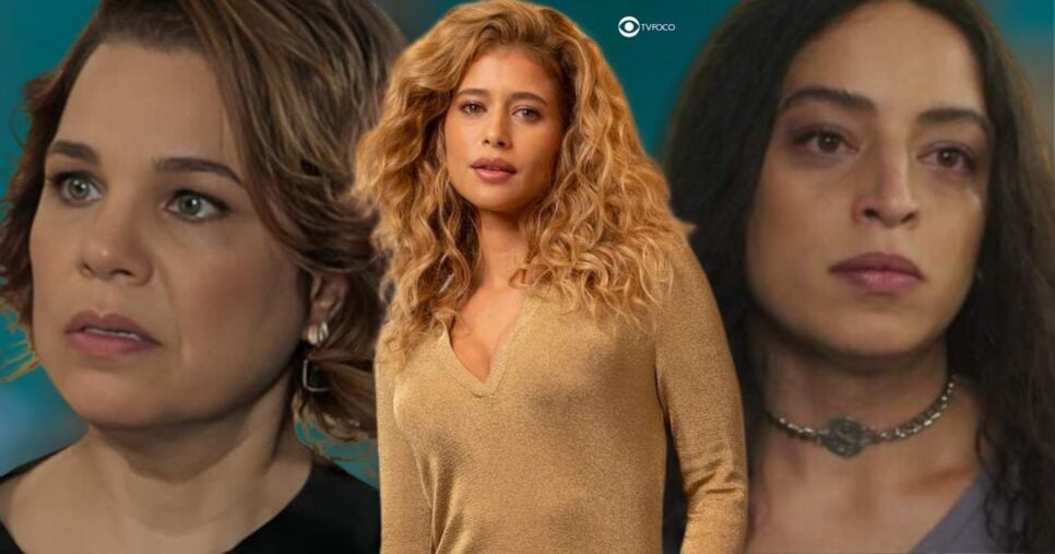 Violeta, Roxelle e Cacá em Volta por Cima (Foto: Reprodução / Globo / Montagem TV Foco)